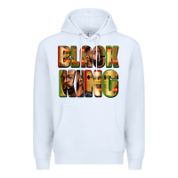 White black king Premium Hoodie - Zillion Design Studio