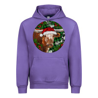 Longhorn Cow Christmas Urban Hoodie | Teevron