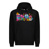 Black cowgirl coffee cups Premium Hoodie - texasbilliewilder