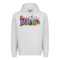 Dove Grey cowgirl coffee cups Premium Hoodie - texasbilliewilder