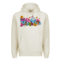 Oatmeal Heather cowgirl coffee cups Premium Hoodie - texasbilliewilder