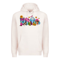 Pale Pink cowgirl coffee cups Premium Hoodie - texasbilliewilder