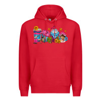Red cowgirl coffee cups Premium Hoodie - texasbilliewilder