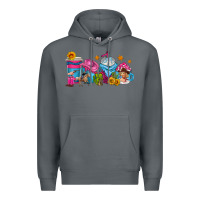 Rock cowgirl coffee cups Premium Hoodie - texasbilliewilder