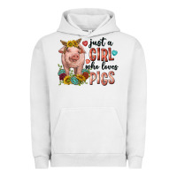 Pigment Lunar Rock western just girl who loves pigs Urban Hoodie - texasbilliewilder