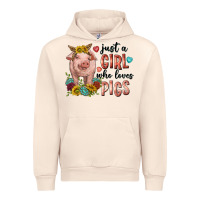 Sandshell western just girl who loves pigs Urban Hoodie - texasbilliewilder