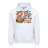 White western just girl who loves pigs Urban Hoodie - texasbilliewilder