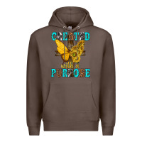 Coffee created with a purpose Premium Hoodie - texasbilliewilder