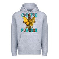 Heather Grey created with a purpose Premium Hoodie - texasbilliewilder