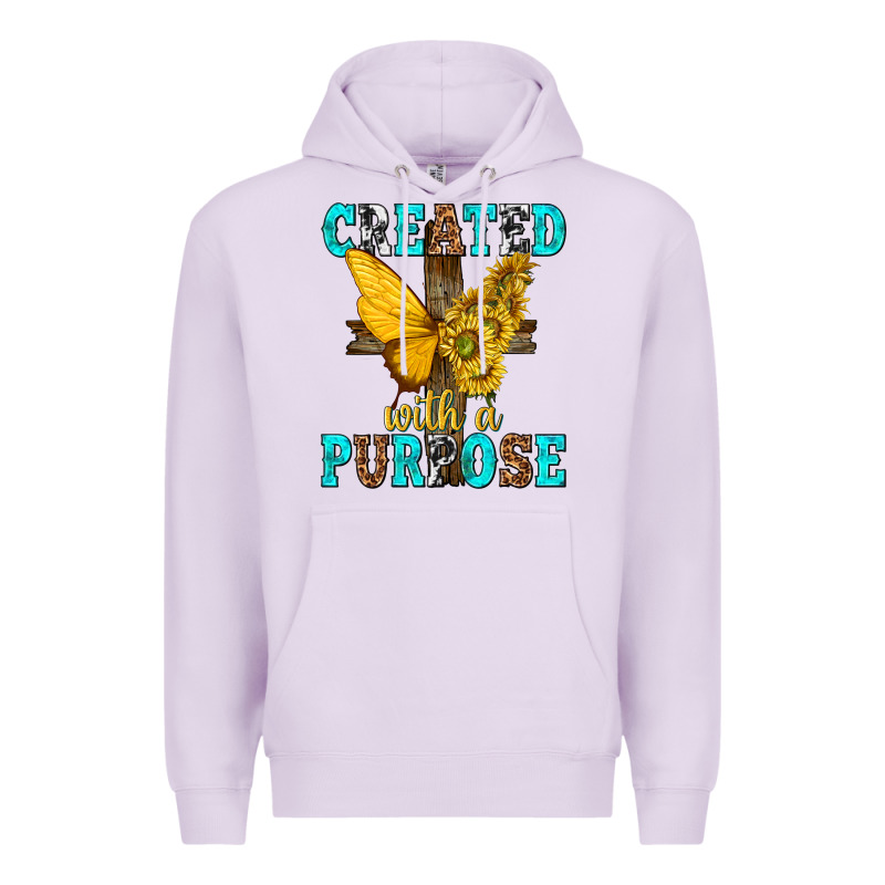 Created With A Purpose Premium Hoodie by texasbilliewilder | Teevron