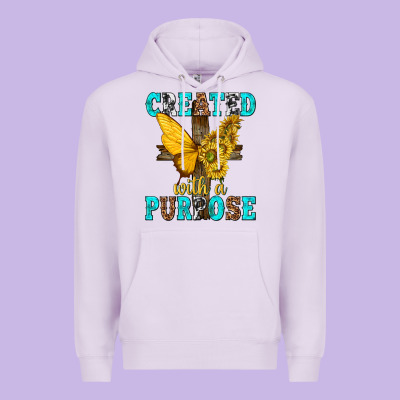 Created With A Purpose Premium Hoodie Designed By Texasbilliewilder