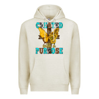Oatmeal Heather created with a purpose Premium Hoodie - texasbilliewilder