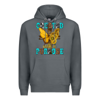 Rock created with a purpose Premium Hoodie - texasbilliewilder