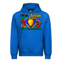Cobalt im an autism dad whats your superpower Urban Hoodie - Zillion Design Studio