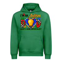 Emerald im an autism dad whats your superpower Urban Hoodie - Zillion Design Studio