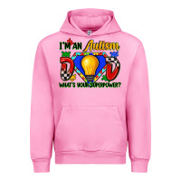 Fuchsia Pink im an autism dad whats your superpower Urban Hoodie - Zillion Design Studio