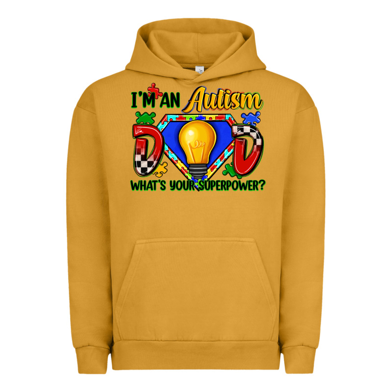 Im An Autism Dad Whats Your Superpower Urban Hoodie by Zillion Design Studio | Teevron