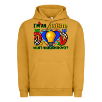Pigment Peanut Butter im an autism dad whats your superpower Urban Hoodie - Zillion Design Studio