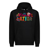 Black proud latina Premium Hoodie - Zillion Design Studio