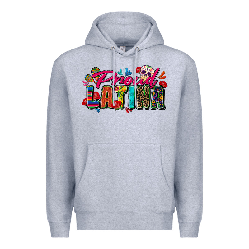Proud Latina Premium Hoodie by Zillion Design Studio | Teevron