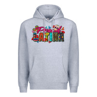 Heather Grey proud latina Premium Hoodie - Zillion Design Studio