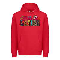 Red proud latina Premium Hoodie - Zillion Design Studio
