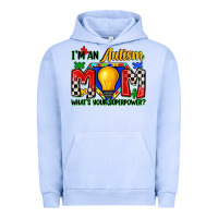 Pigment Grape Ice i'm an autism mom what's your superpower Urban Hoodie - Zillion Design Studio