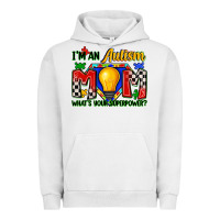 Pigment Lunar Rock i'm an autism mom what's your superpower Urban Hoodie - Zillion Design Studio