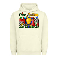 Pigment Pistachio i'm an autism mom what's your superpower Urban Hoodie - Zillion Design Studio