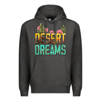 Charcoal Heather desert dreams tbw Premium Hoodie - texasbilliewilder