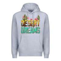Heather Grey desert dreams tbw Premium Hoodie - texasbilliewilder