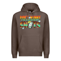Coffee dont worry ive had both my shots Premium Hoodie - texasbilliewilder