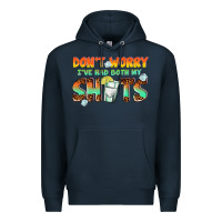 Navy dont worry ive had both my shots Premium Hoodie - texasbilliewilder