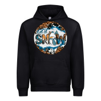 Black Let It Snow Urban Hoodie - RanaPortraitStore