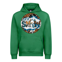 Emerald Let It Snow Urban Hoodie - RanaPortraitStore