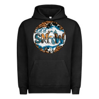 Pigment Black Let It Snow Urban Hoodie - RanaPortraitStore