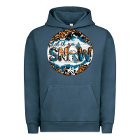 Pigment Midnight Navy Let It Snow Urban Hoodie - RanaPortraitStore