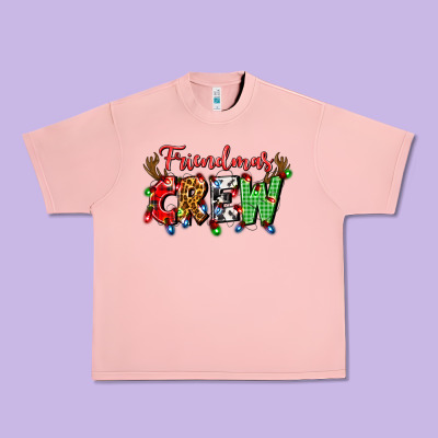 Friendsmas Crew Urban Heavy Tee Designed By Artiststas