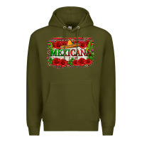 Army Green mexicana Premium Hoodie - Zillion Design Studio