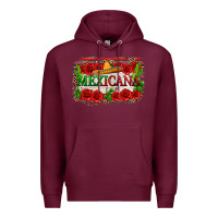 Burgundy mexicana Premium Hoodie - Zillion Design Studio