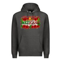 Charcoal Heather mexicana Premium Hoodie - Zillion Design Studio