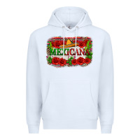 White mexicana Premium Hoodie - Zillion Design Studio