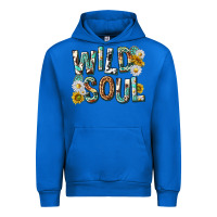 Cobalt western wild soul with sunflowers Urban Hoodie - texasbilliewilder