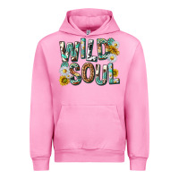 Fuchsia Pink western wild soul with sunflowers Urban Hoodie - texasbilliewilder