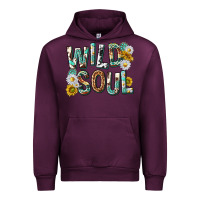 Mauve Wine western wild soul with sunflowers Urban Hoodie - texasbilliewilder