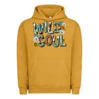 Pigment Peanut Butter western wild soul with sunflowers Urban Hoodie - texasbilliewilder