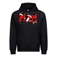 Black mom volleyball Urban Hoodie - Zillion Design Studio