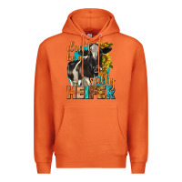 Carrot dont be a salty heifer with sunflowers Premium Hoodie - texasbilliewilder