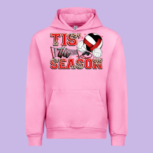 Tis' The Season Volleyball Urban Hoodie Designed By Zillion Design Studio