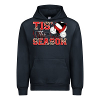 Navy tis' the season volleyball Urban Hoodie - Zillion Design Studio